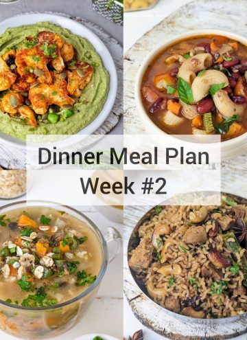 Weekly Dinner Meal Plan 2