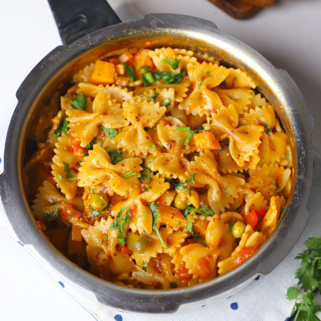 Picture of Pressure Cooker Pasta Recipe - Fun FOOD Frolic