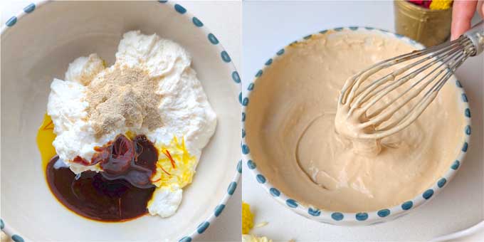 collage of making sugar free bhapa doi