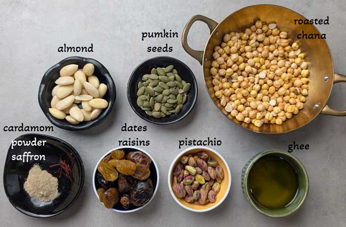 ingredients for sattu ke laddu