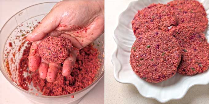 shaping soya cutlets  - 11