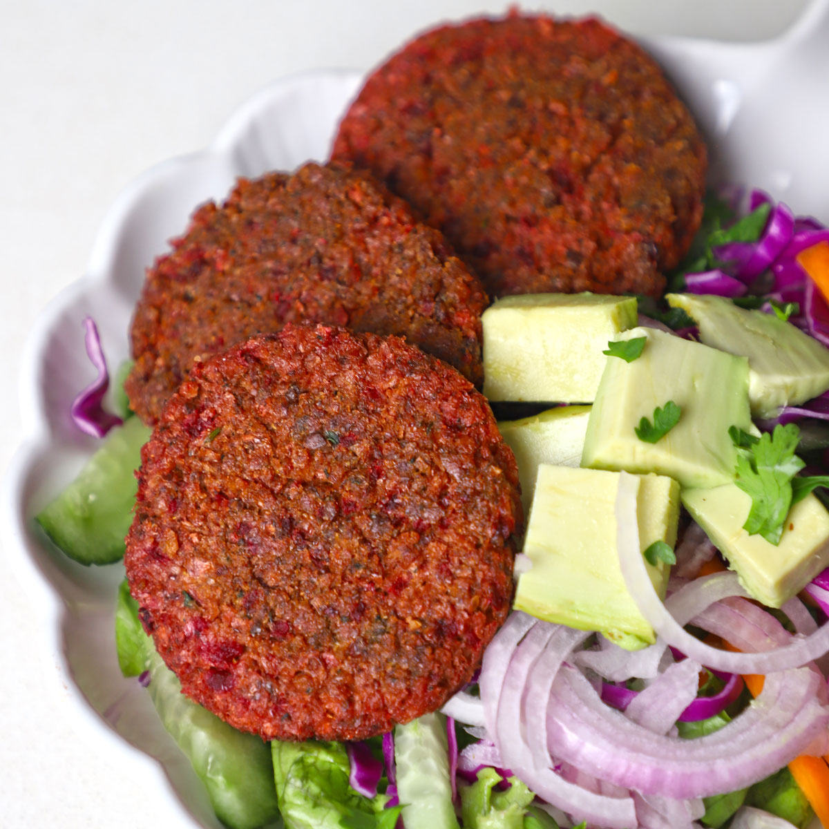 side close up shot of healthy soya cutlets - 3