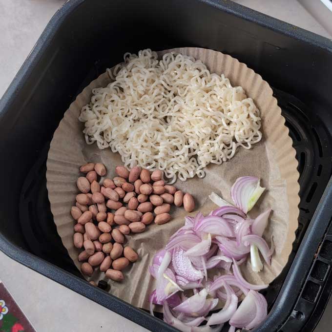 air frying toppings for khao suey