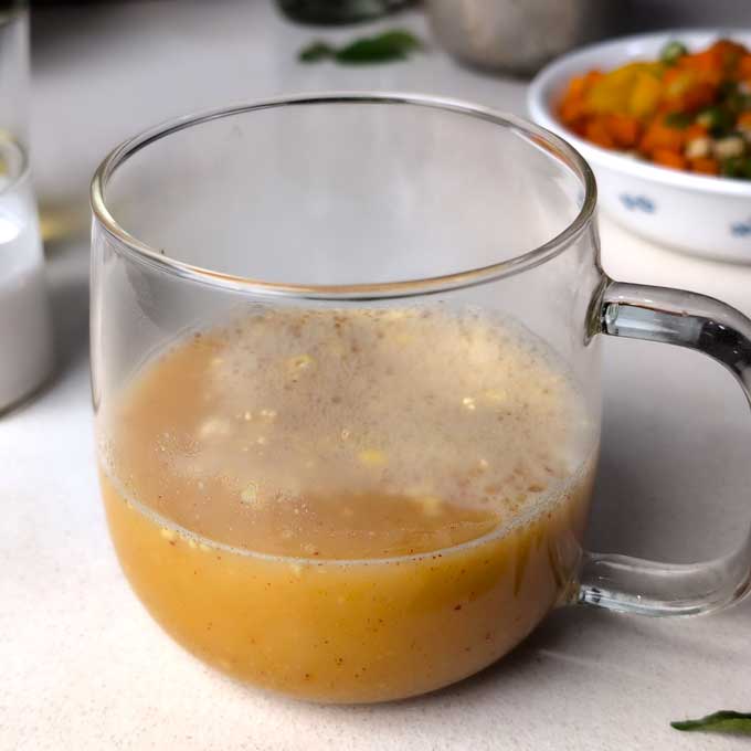 gram flour slurry