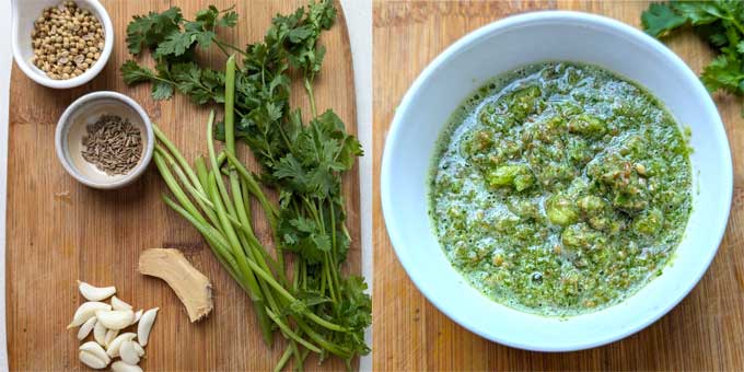 making green paste for nimona