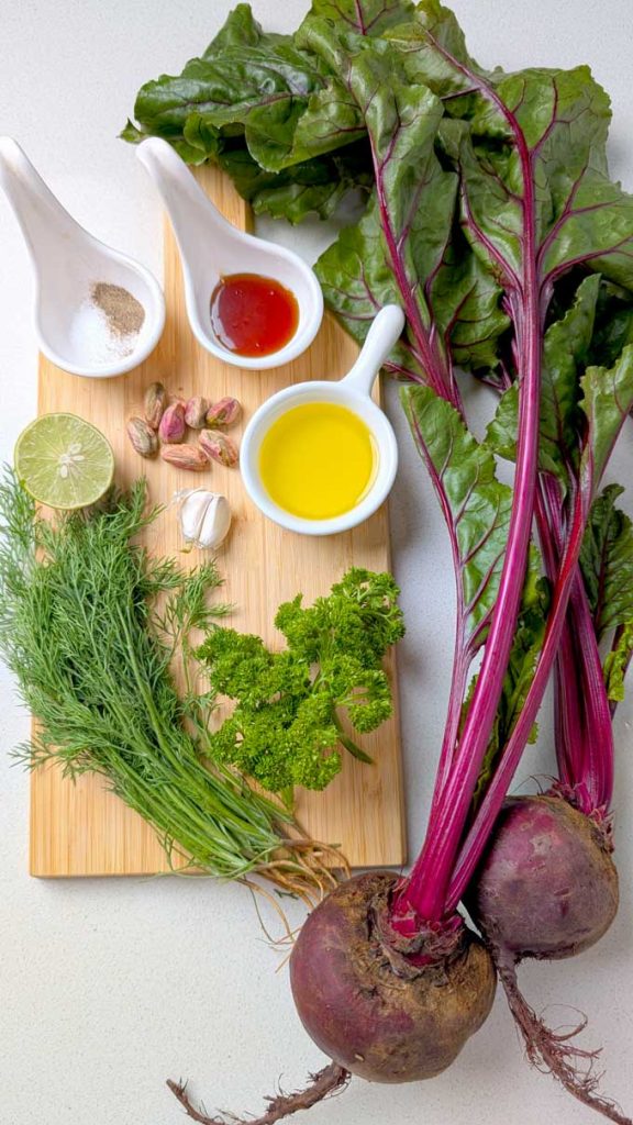ingredients for beet salad - 8