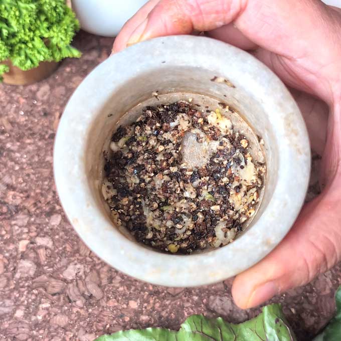 masala paste for the pepper fry - 4